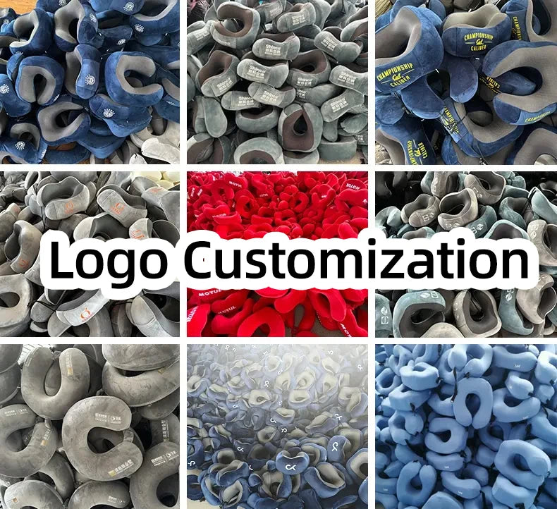 Cartoon Cute Cat 2 in 1 U Shape Travel Neck Pillow Micro Beads Cushion Animal Design for Kids Teenagers Adults Toy