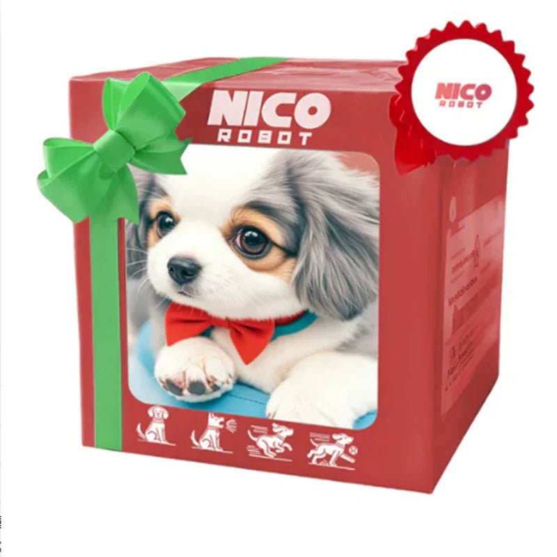 New Cute Plush Robot Puppy Interactive Walking Simulated Puppy Barking Tail Wagging Puppy Plush Toy Chilren(Without Battery)