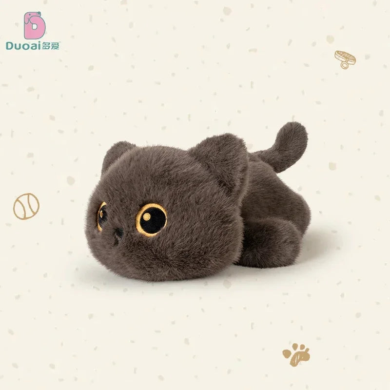 Soft Cartoon Cat Plush Toys Cute Animals Siamese Kitten Lovely Stuffed Doll Pendant Key Chain Birthyday Xmas Gift For Girl Boy