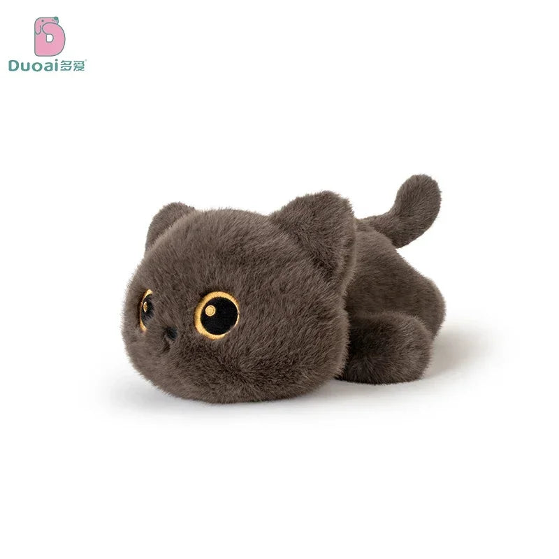 Soft Cartoon Cat Plush Toys Cute Animals Siamese Kitten Lovely Stuffed Doll Pendant Key Chain Birthyday Xmas Gift For Girl Boy