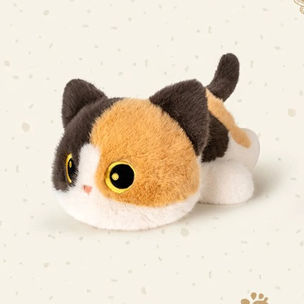 25cm Black Cat Siamese Kitten Plush Toys Cartoon Lifelike Kitten Dolls Animal Artificial Touch Doll Kids Girls Birthday Gifts