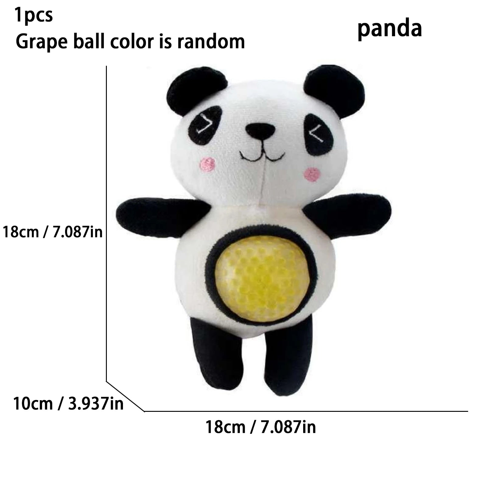 Plush Doll Pinch Fun Toy Creative Unique Stress Relieving Toy Pinch Ball Small Monster Gift