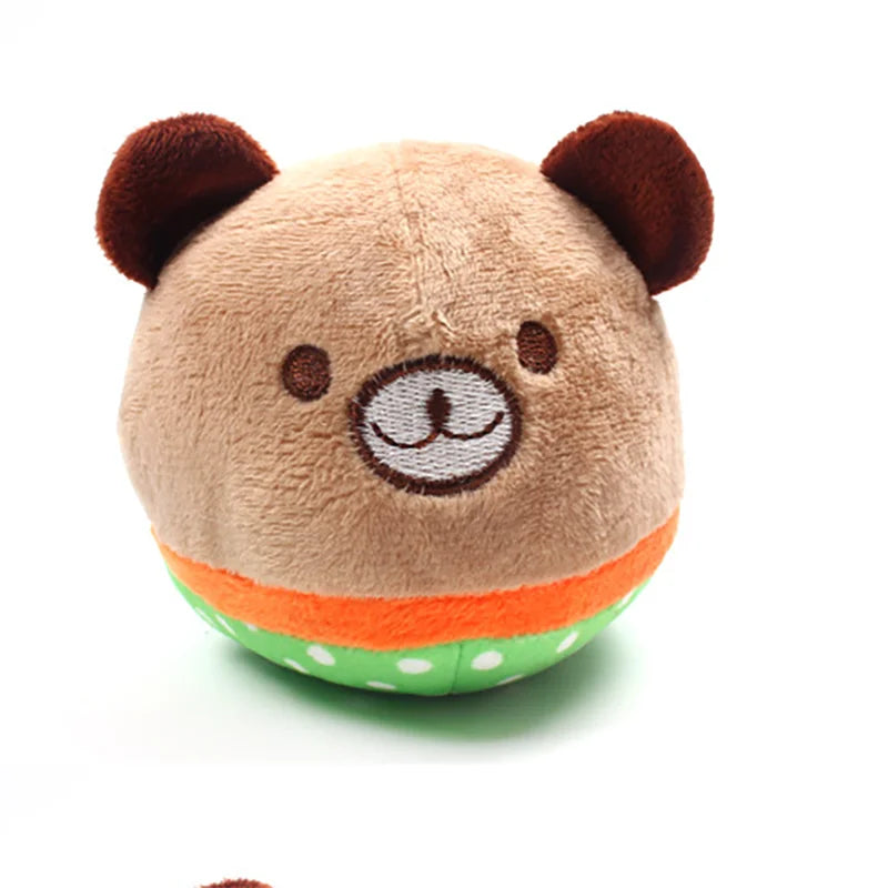 Plush Dog Toy for Small Medium Pets Funny Interactive Squeaky Toys Cow/Pig Shape Stuffed Dog Chew Toy Supplies