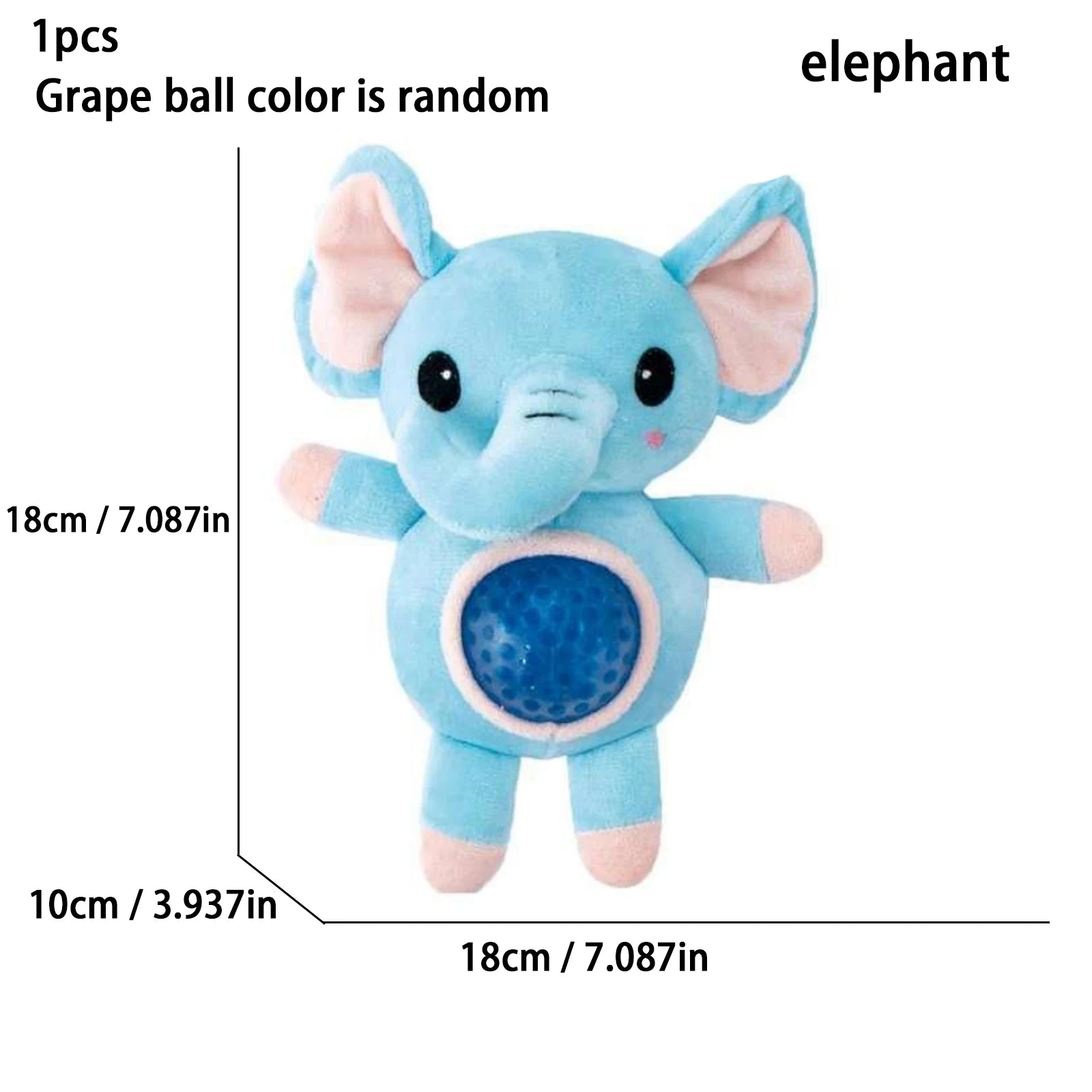 Plush Doll Pinch Fun Toy Creative Unique Stress Relieving Toy Pinch Ball Small Monster Gift