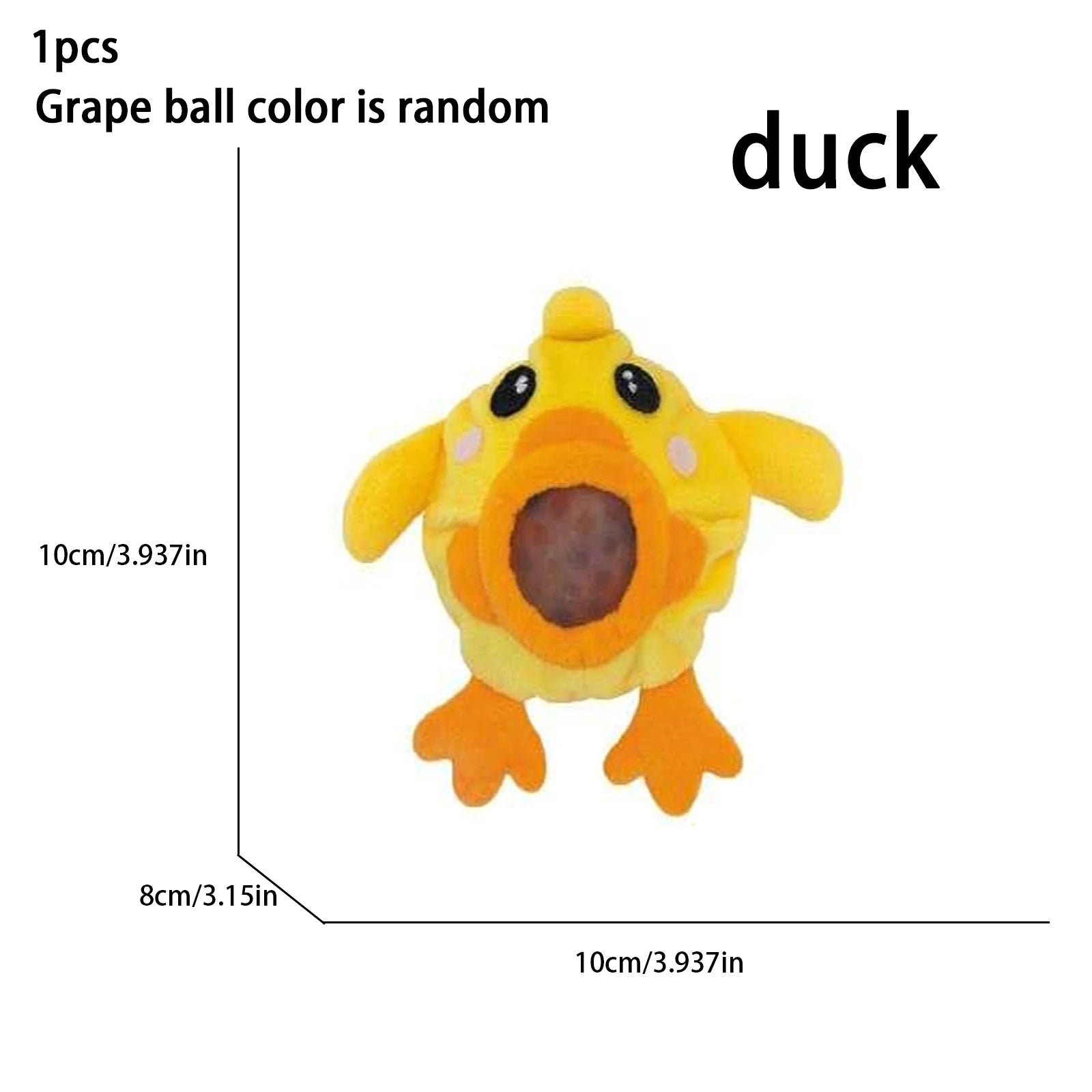 Plush Doll Pinch Fun Toy Creative Unique Stress Relieving Toy Pinch Ball Small Monster Gift