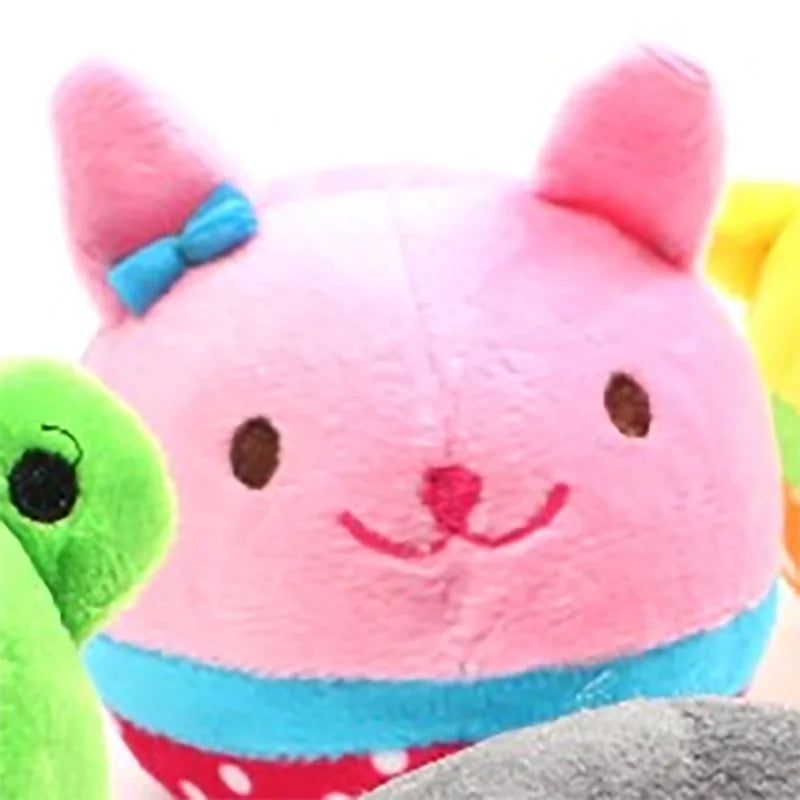 Plush Dog Toy for Small Medium Pets Funny Interactive Squeaky Toys Cow/Pig Shape Stuffed Dog Chew Toy Supplies